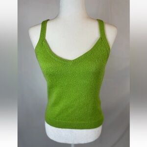 NEW LILLY PULITZER Angeli KNIT SWEATER V-NECK TANK TOP Fresh Citrus S Wool Blend